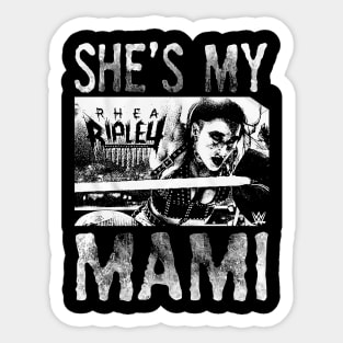 Rhea Ripley She's My Mami Sticker